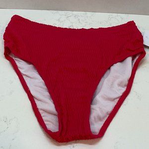 NWT Beach Couture Red Bikini Bottom swimsuit